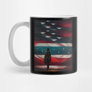 Patriotic American Flag Mug